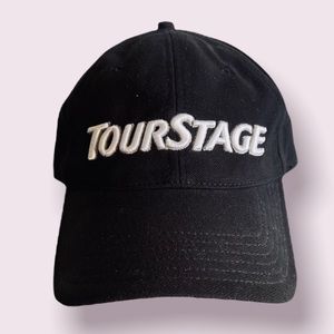 Golf TourStage Black & White Golf Cap